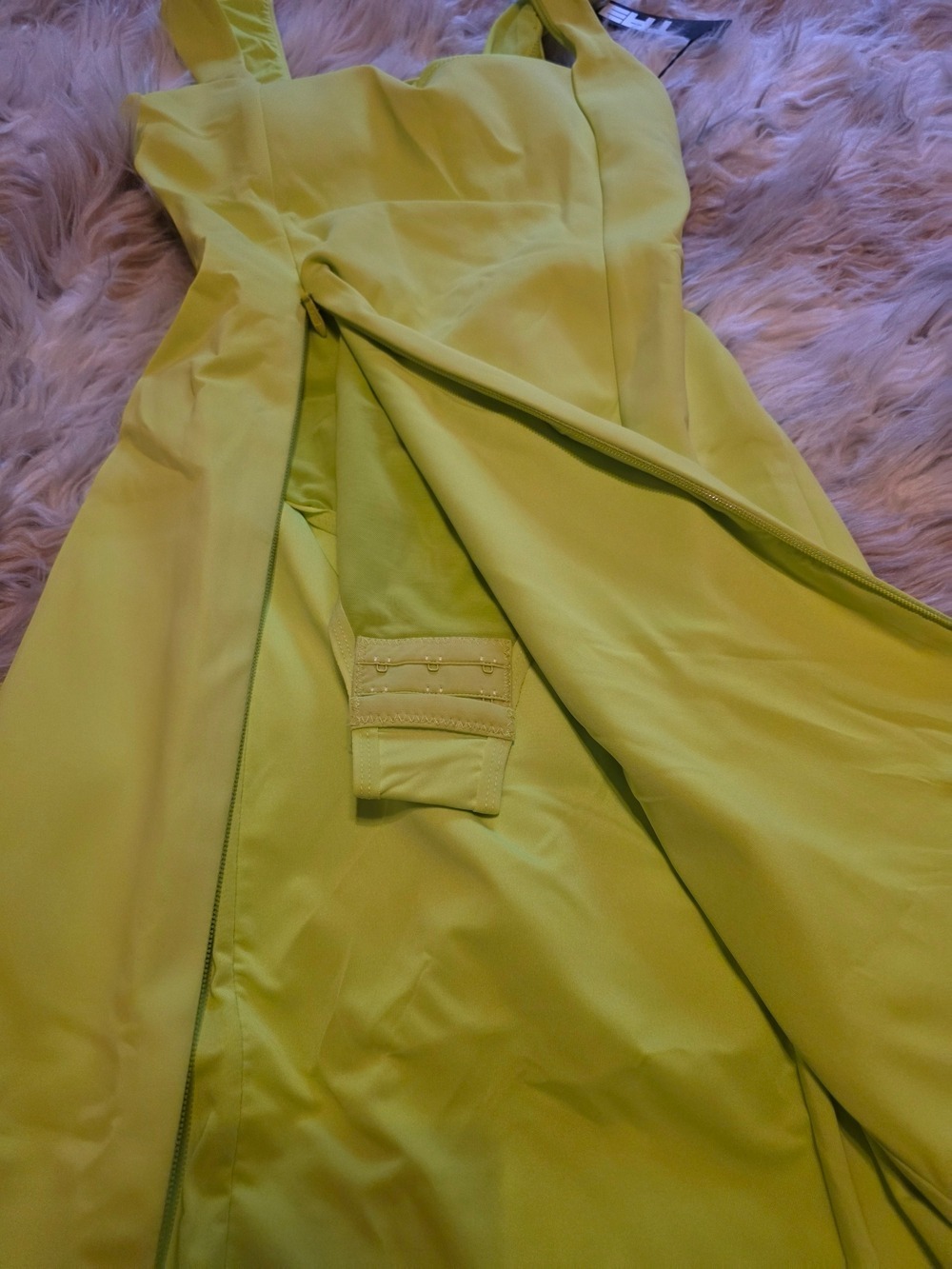 Ta3 Squarey Pencil Dress In Acid - Picture 3 of 7